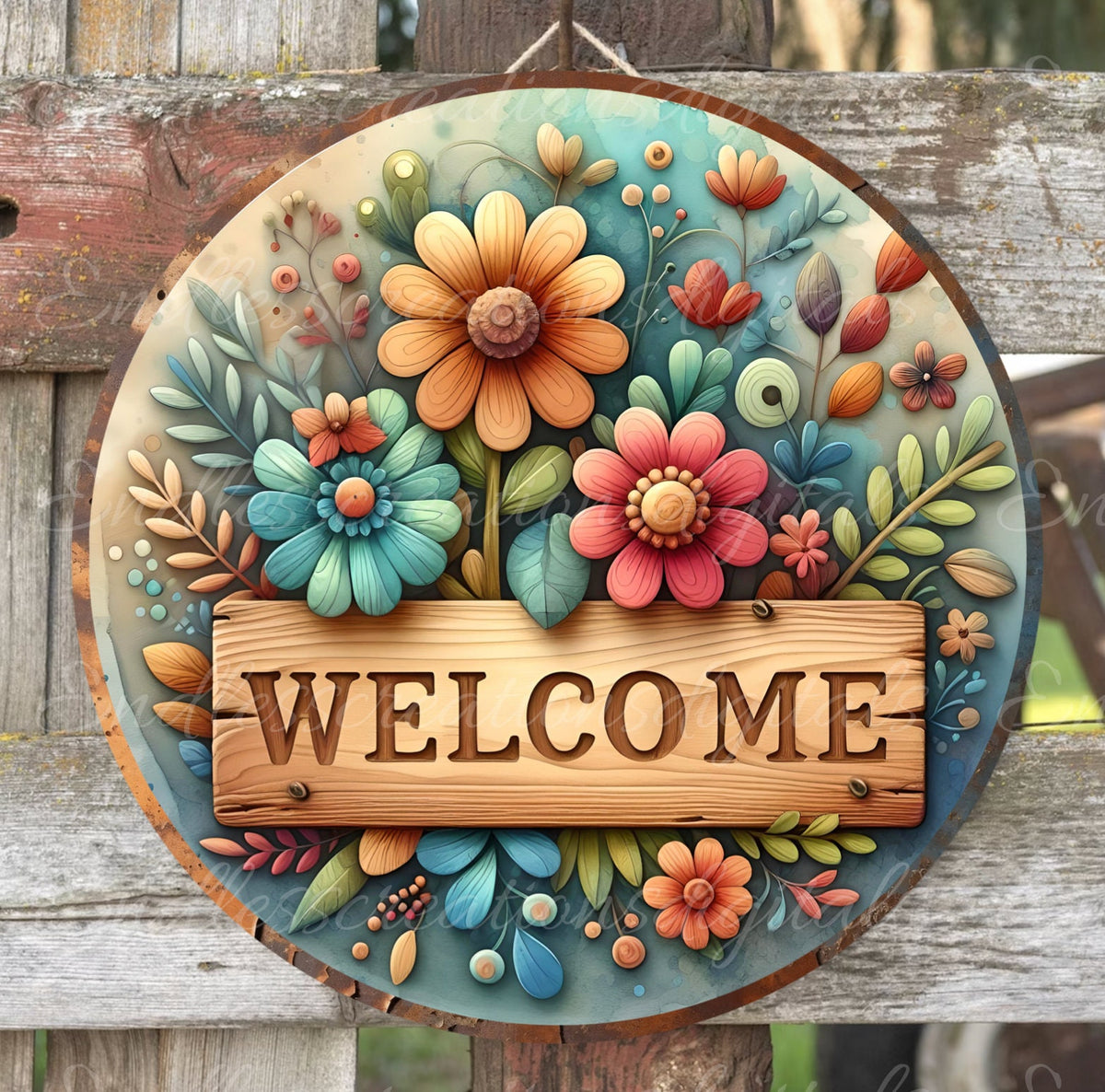 WELCOME 3D WOOD LOOK