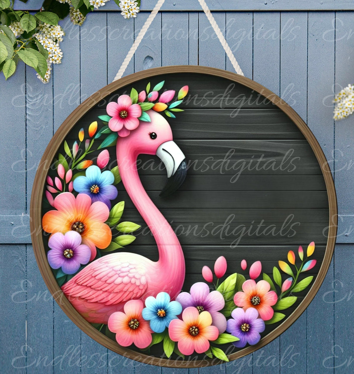 WELCOME DOOR HANGER, wreath sign png, for sublimation high resolution 2 round png 300dpi, 1 blank for your own text