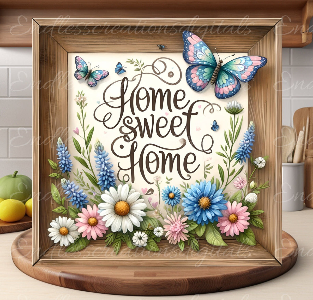 BUTTERFLY HOME SWEET HOME