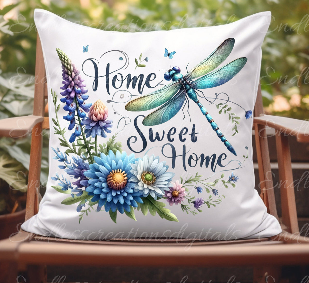 FLORAL PILLOW, TEA towel etc. sublimation package of 5 high definition 300png, transparent