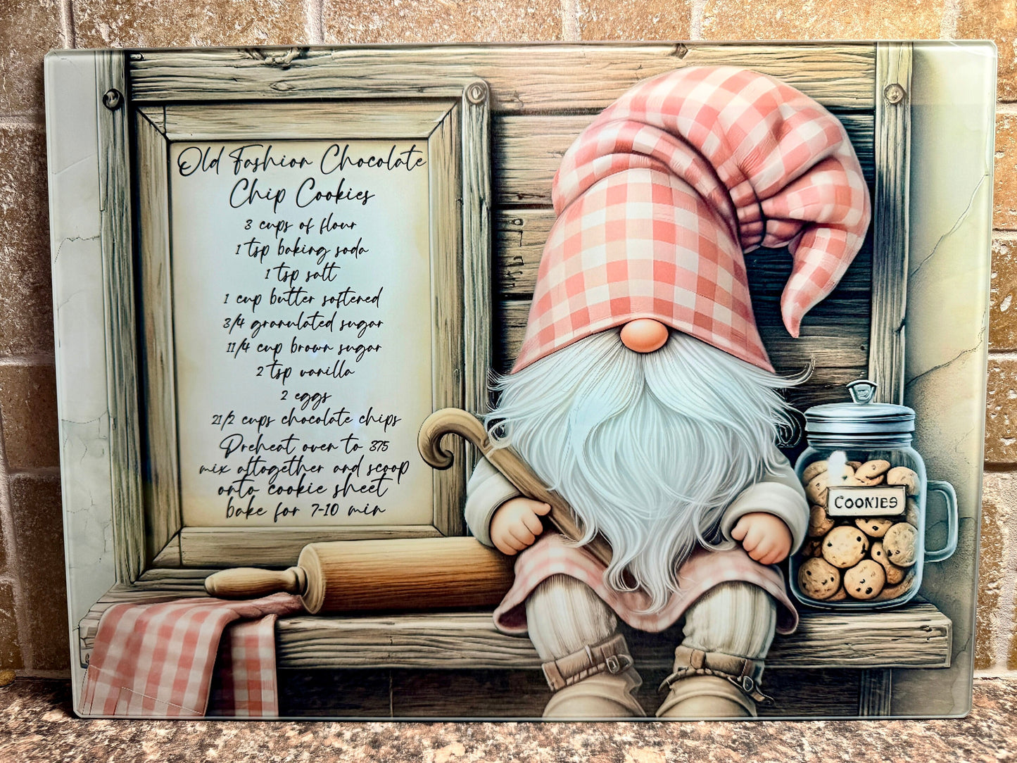 COOKIE GNOME CUTTING board sublimation  sublimation high resolution 1 file add your own text