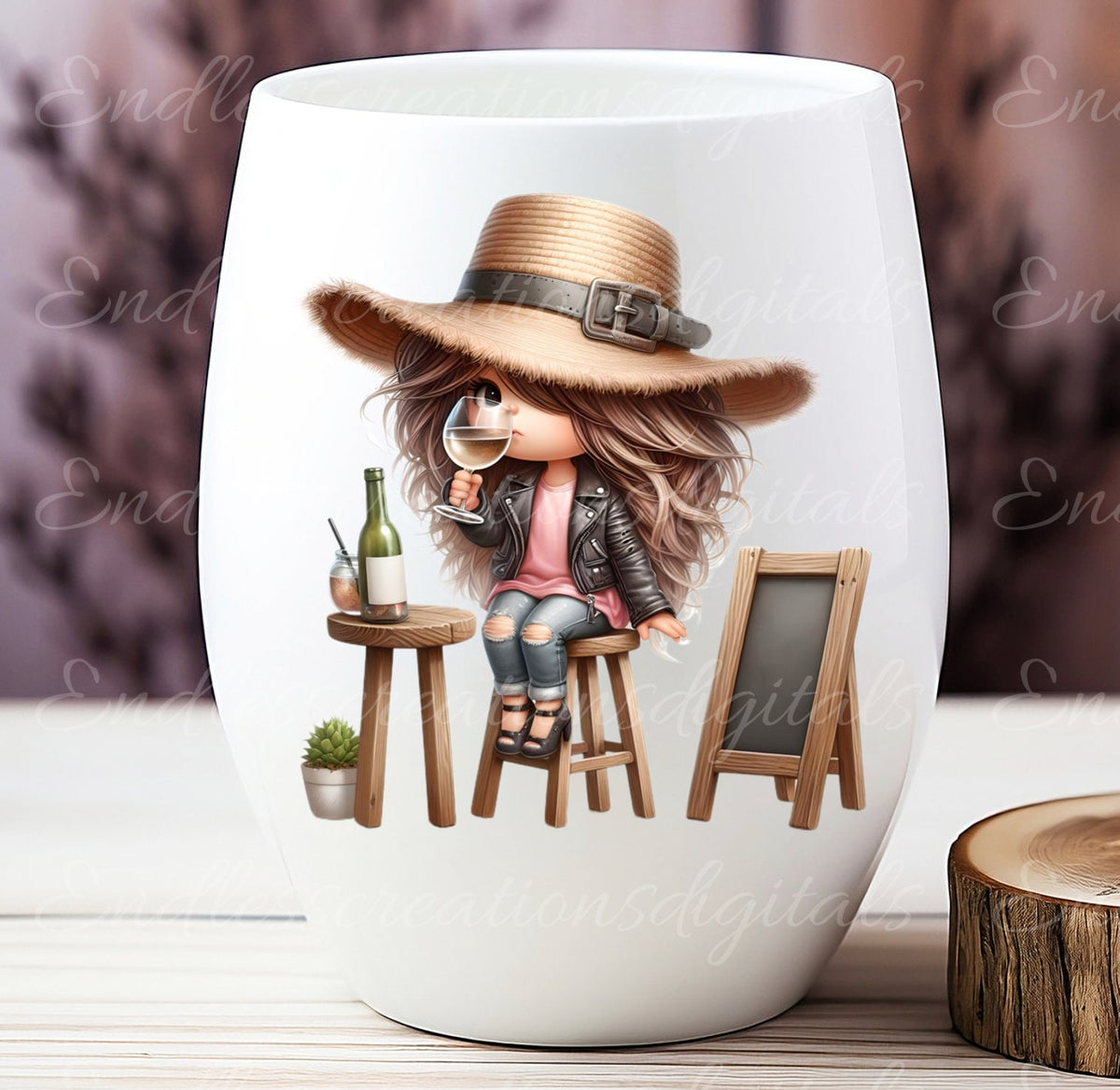 WINE GNOME SUBLIMATION gnome package of 5 high definition 300png, transparent blank signs, add your own text