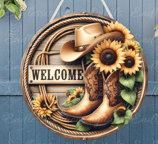 WELCOME DOOR HANGER, wreath sign png, for sublimation high resolution, 2 files for download, 1 add your own text!