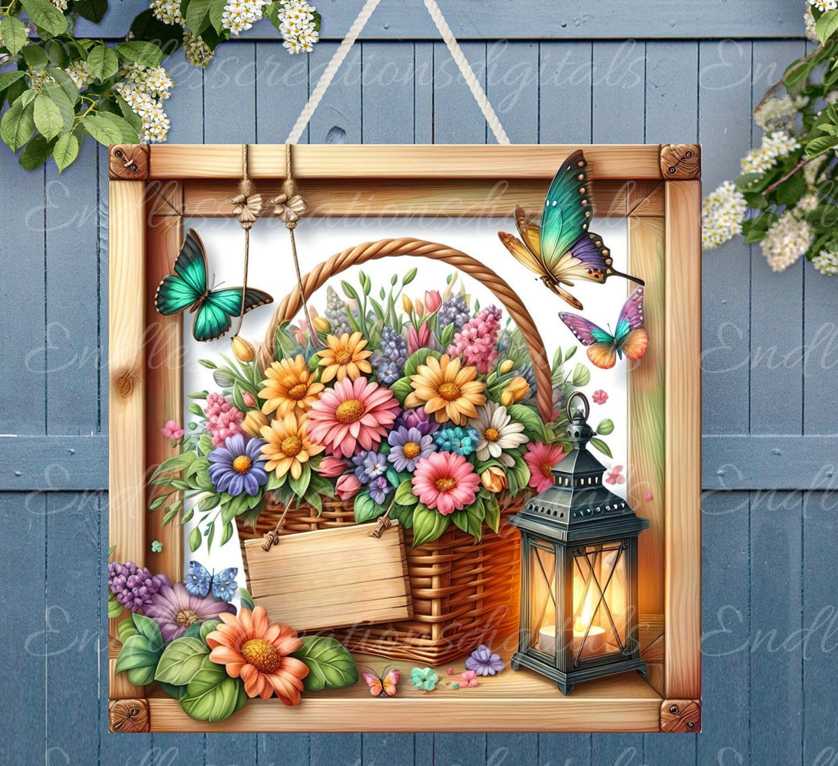 WELCOME SQUARE DOOR hanger, wreath sign png, for sublimation high resolution 2 round files 1 blank for your own text