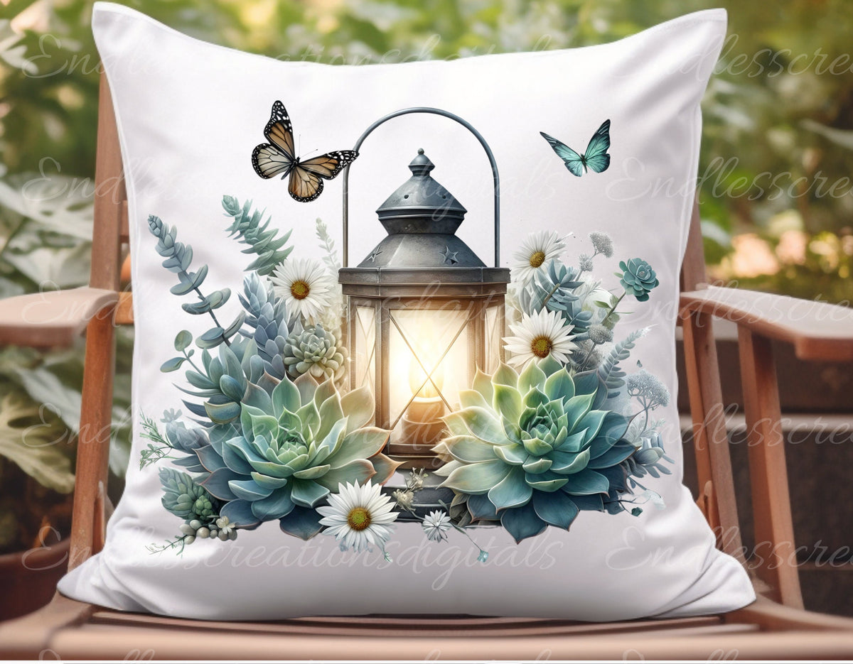 FLORAL PILLOW, TEA towel etc. sublimation package of 5 high definition 300png, transparent