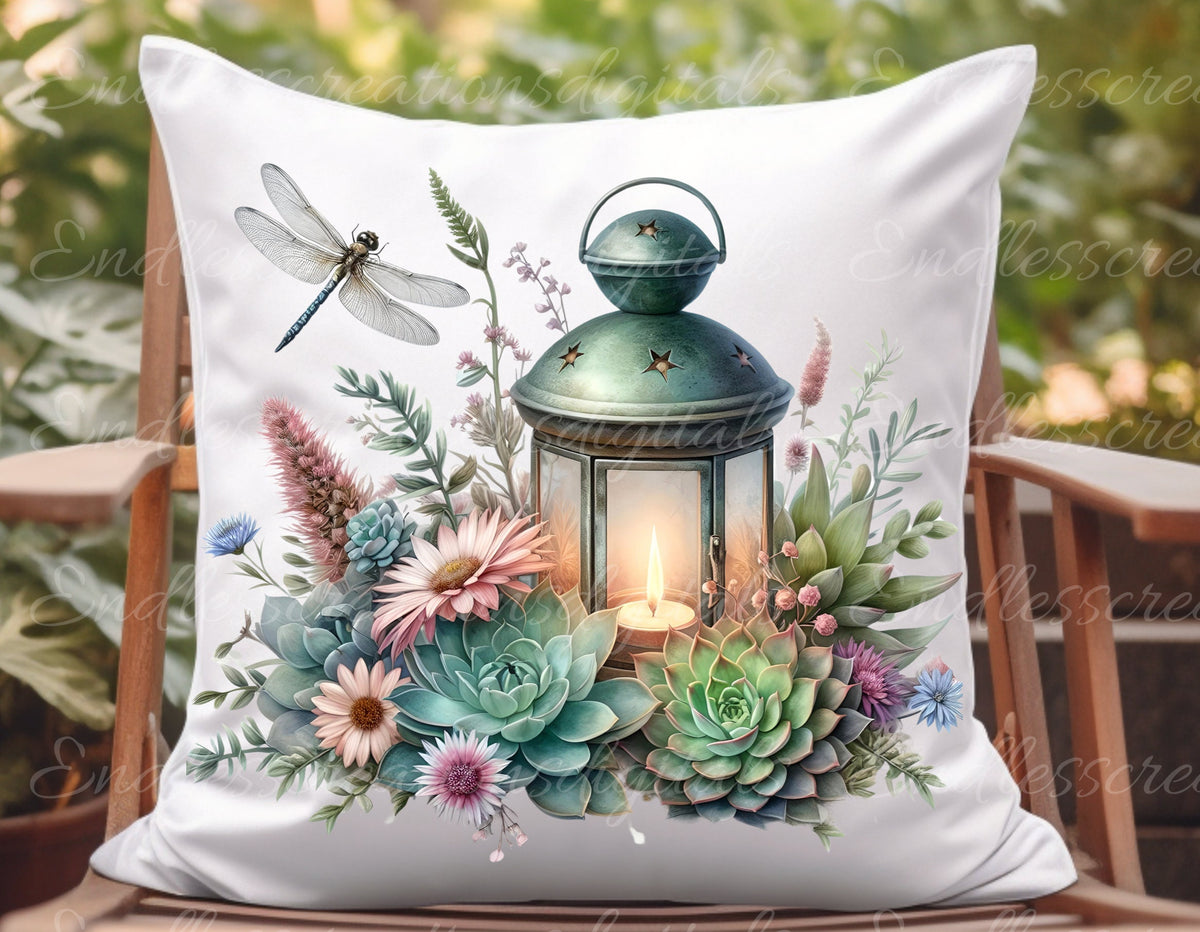 FLORAL PILLOW, TEA towel etc. sublimation package of 5 high definition 300png, transparent