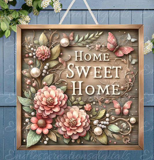 WELCOME SQUARE DOOR hanger, wreath sign png, for sublimation high resolution,