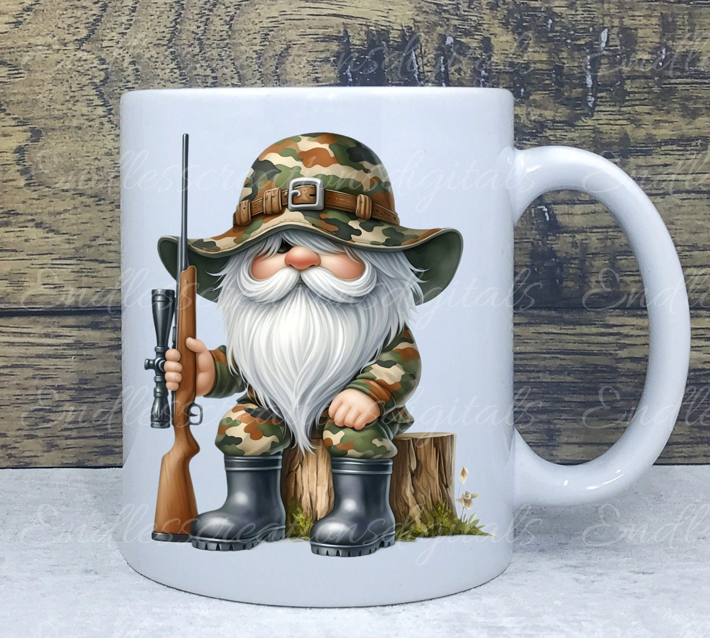 HUNTING GNOMES sublimation png, transparent  for sublimation high resolution, 5 files,