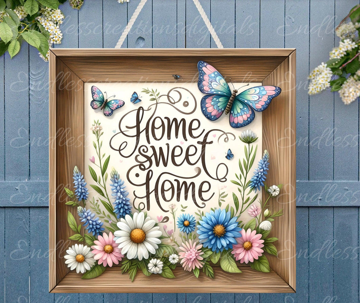 BUTTERFLY HOME SWEET HOME