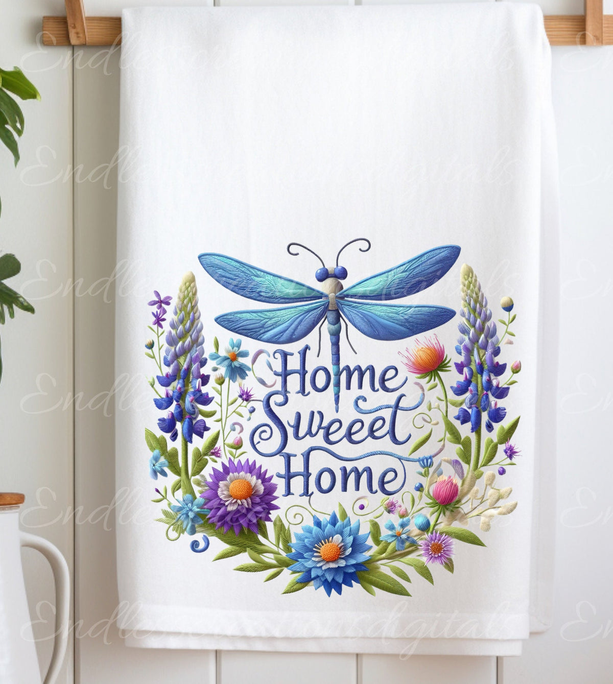 FLORAL PILLOW, TEA towel etc. sublimation package of 5 high definition 300png, transparent