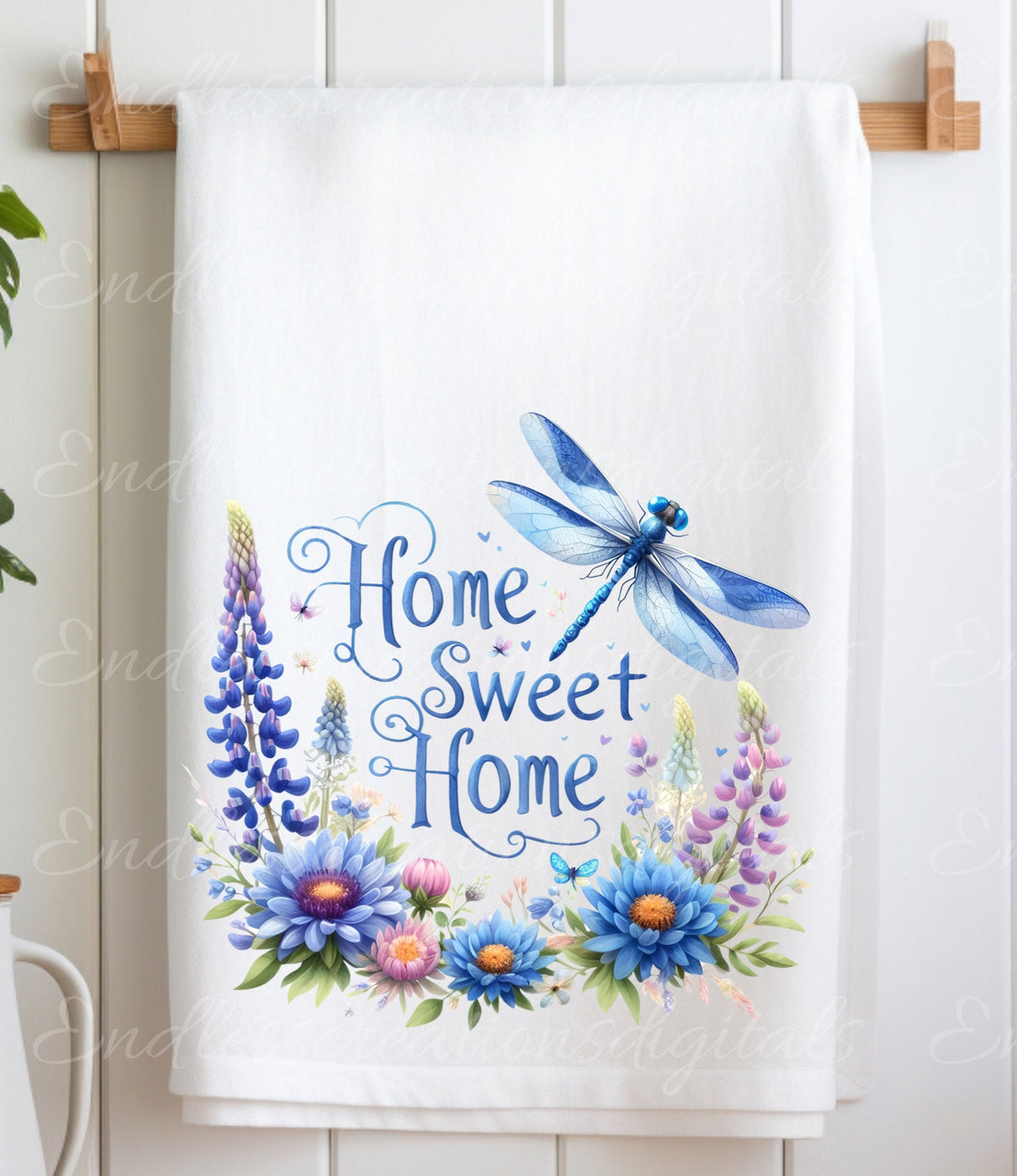 FLORAL PILLOW, TEA towel etc. sublimation package of 5 high definition 300png, transparent
