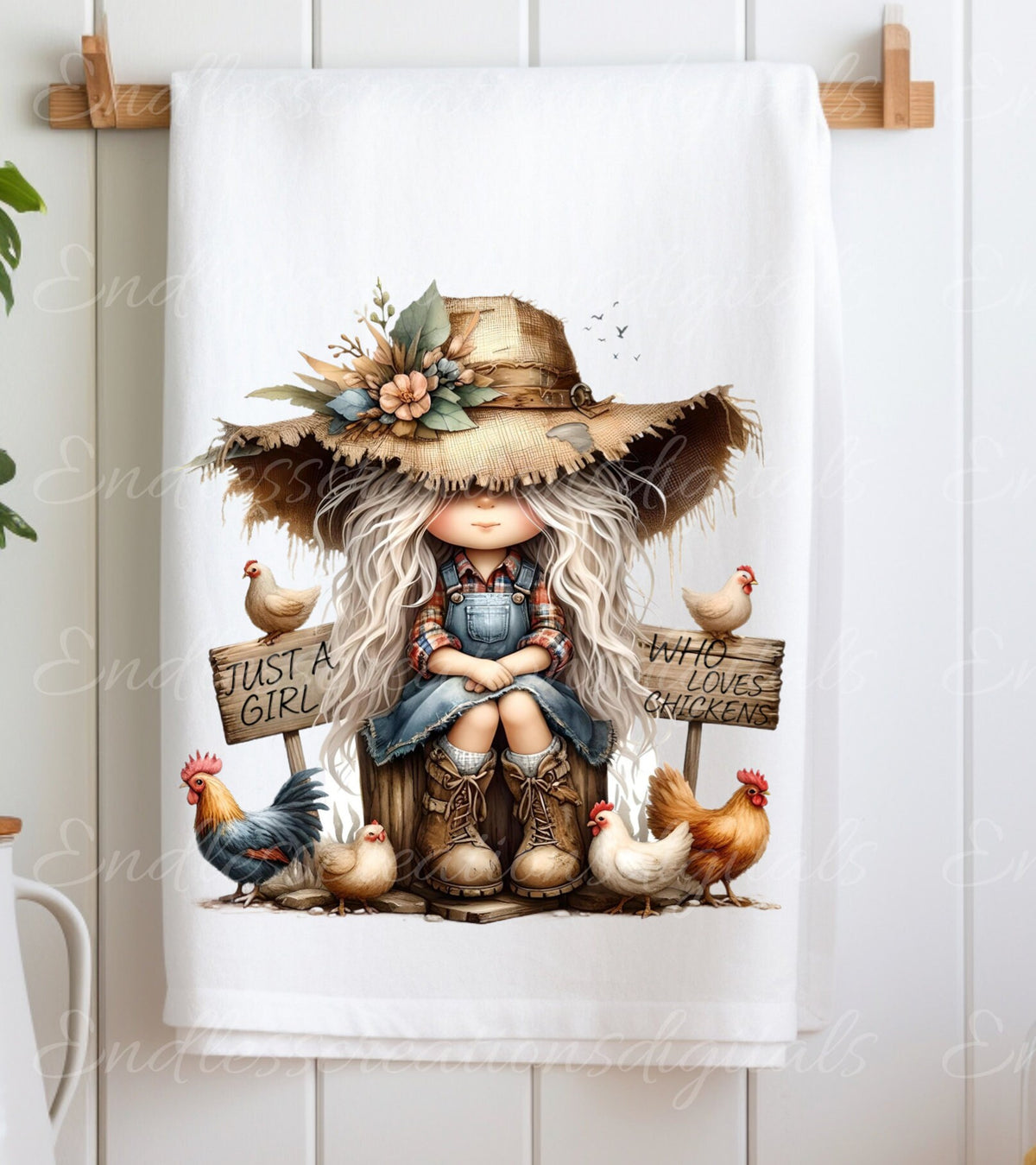 CHICKEN GIRL sublimation package of 5 high definition 300png, transparent add your own text, can be resized to use for pillows as well