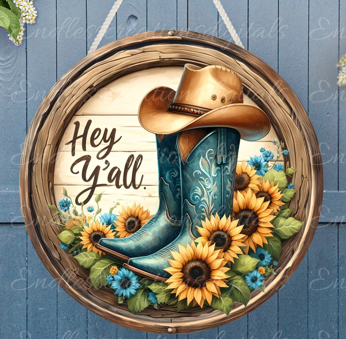 WELCOME DOOR HANGER, wreath sign png, for sublimation high resolution, 2 files for download, 1 add your own text!