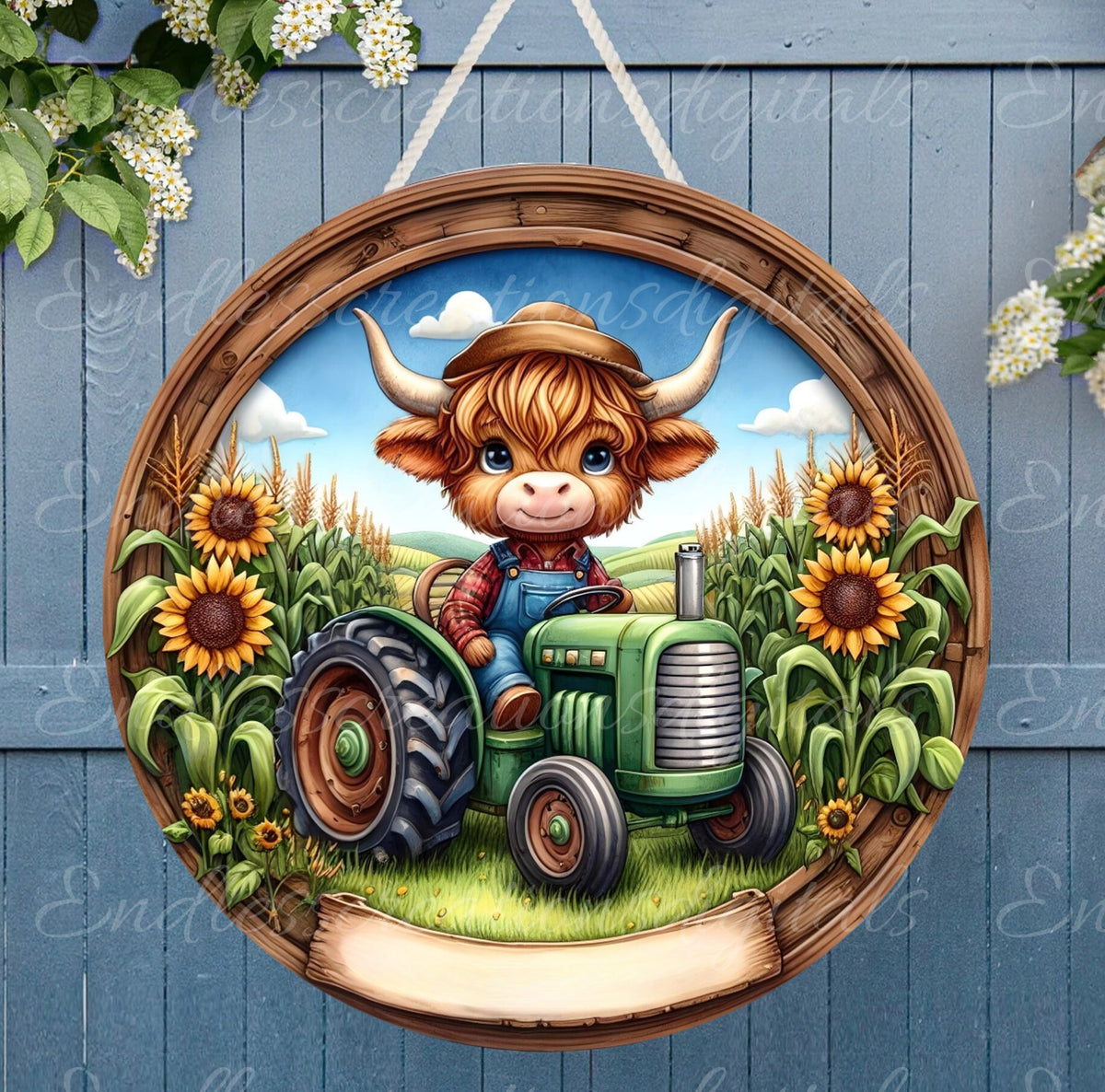 WELCOME DOOR HANGER, wreath sign png, for sublimation high resolution, 2 files for download, 1 add your own text!