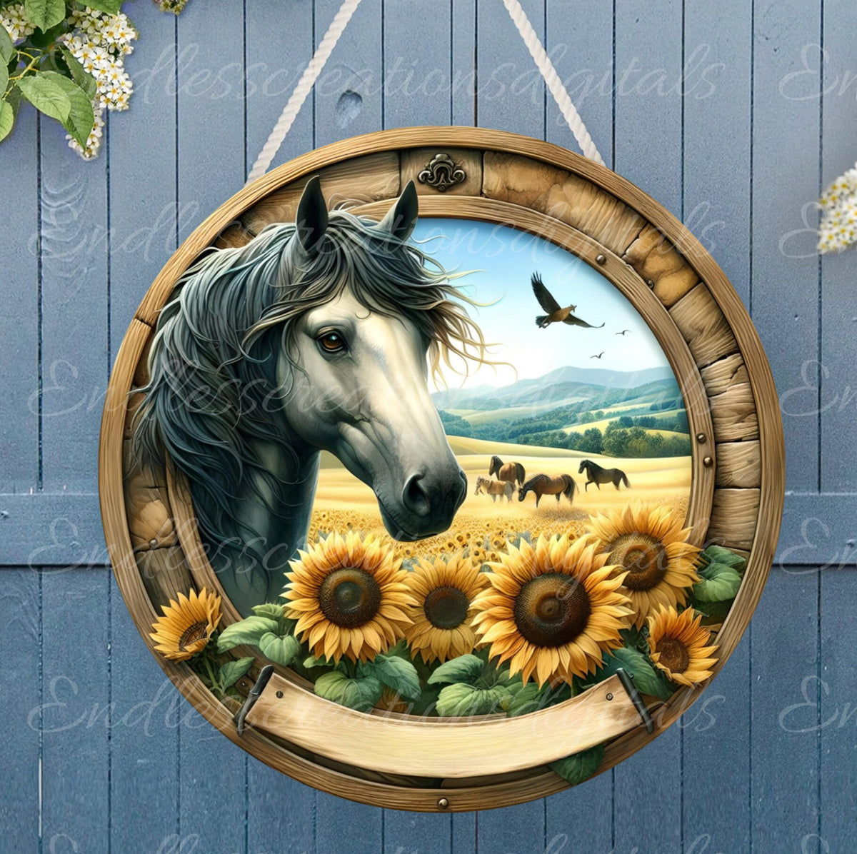 WELCOME DOOR HANGER, wreath sign png, for sublimation high resolution, 2 files for download, 1 add your own text!
