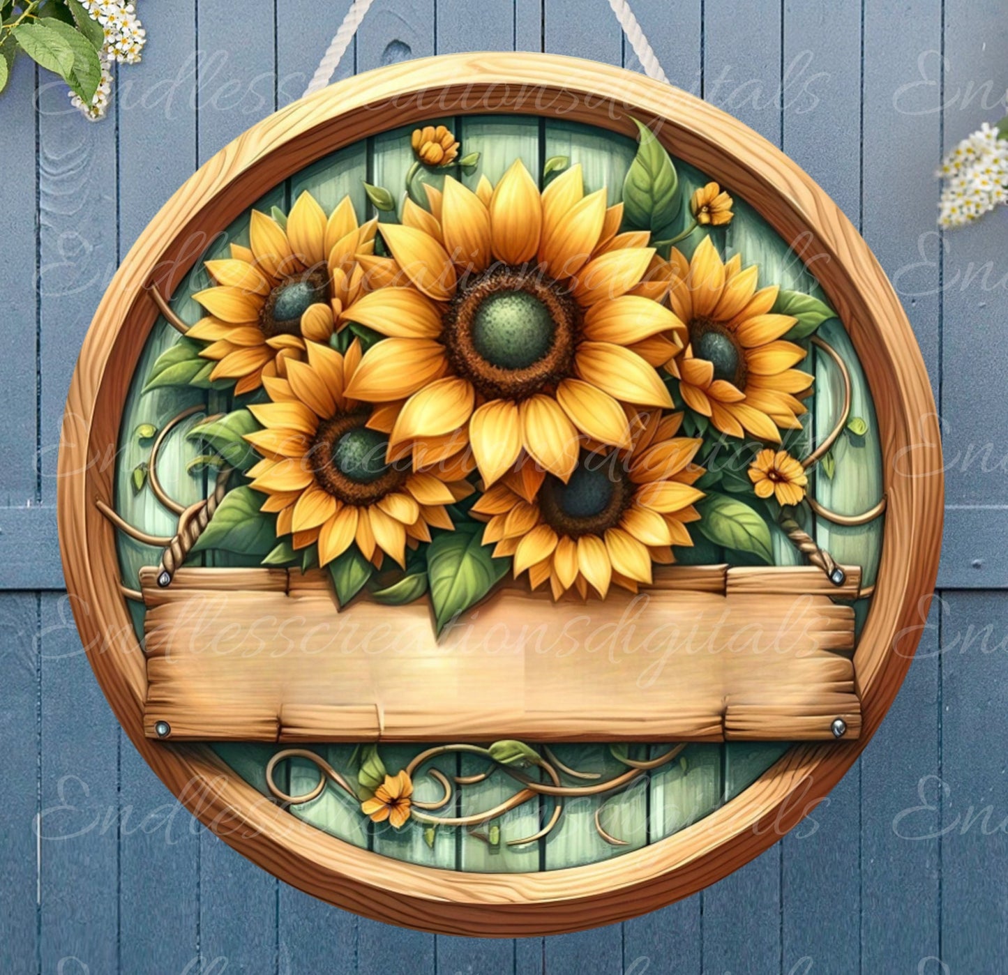 WELCOME DOOR HANGER, wreath sign, round cutting board png, for sublimation high resolution, 2 files for download, 1 add your text