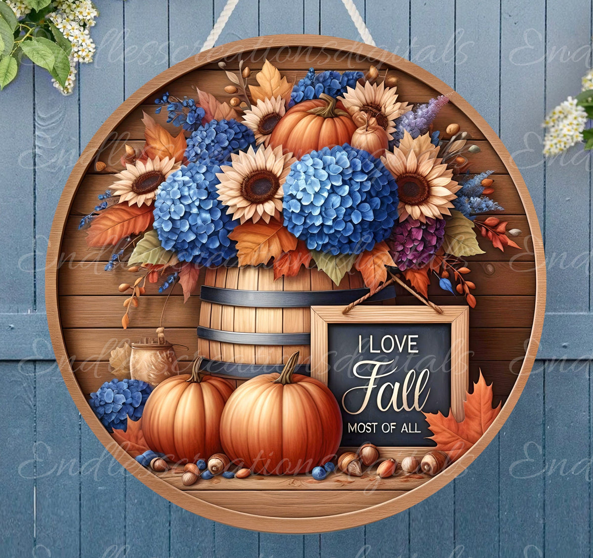 FALL FLORAL ROUND
