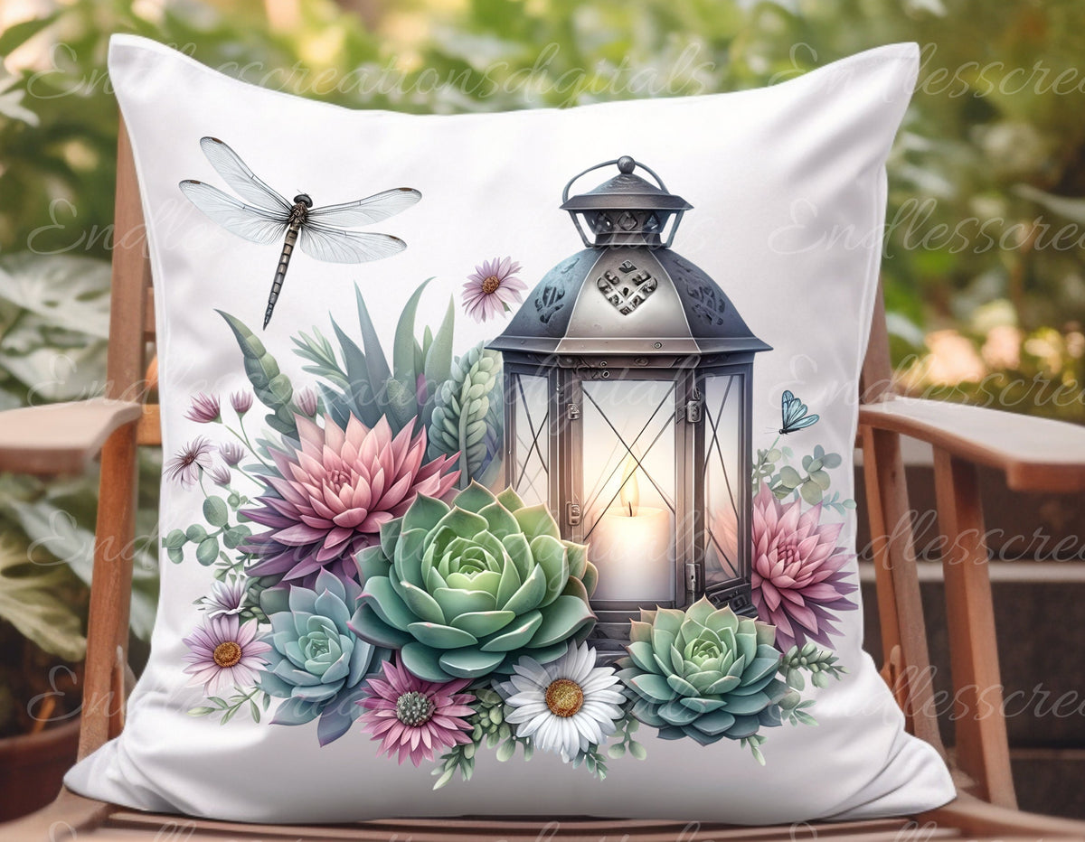 FLORAL PILLOW, TEA towel etc. sublimation package of 5 high definition 300png, transparent