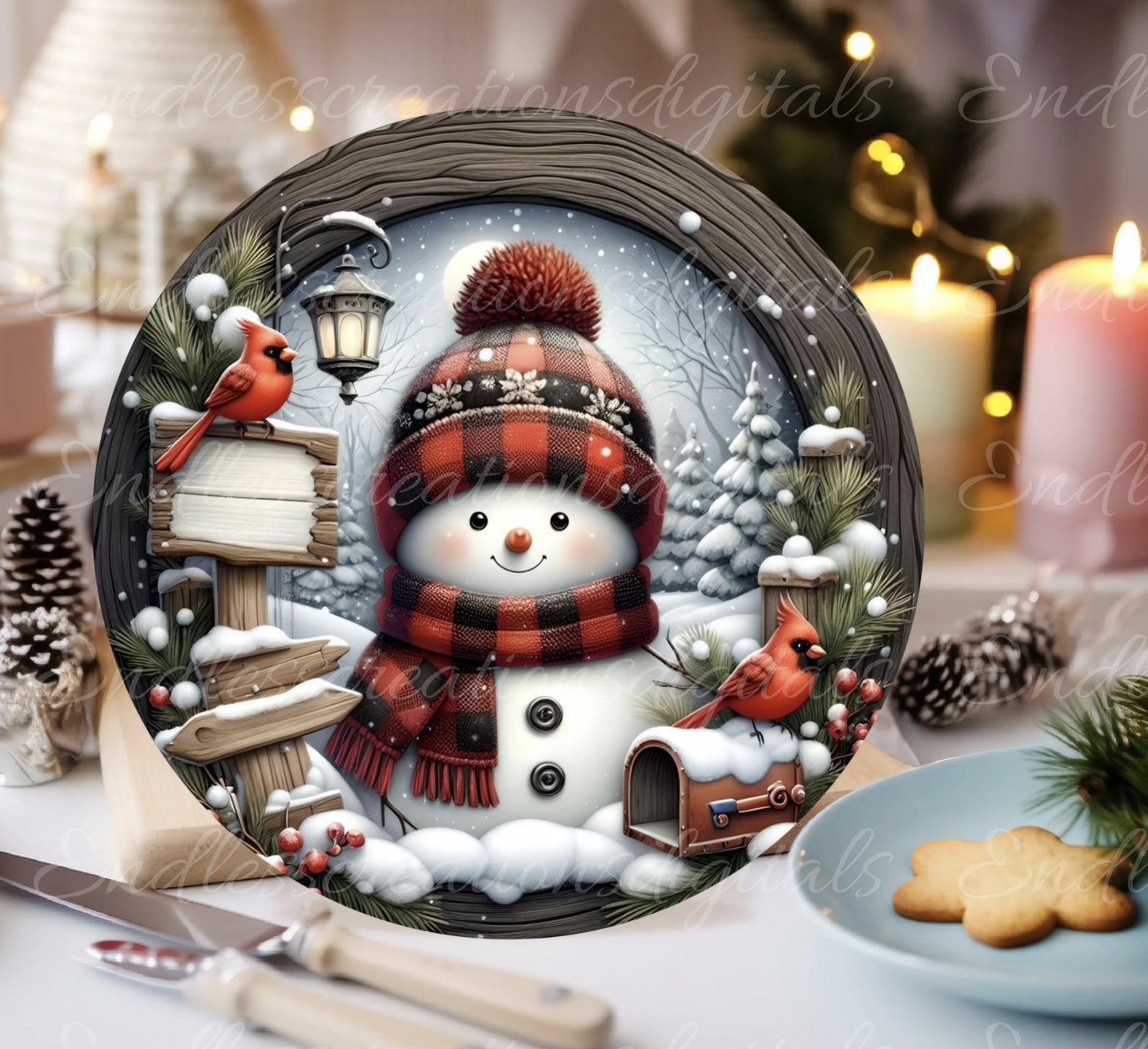 WINTER SNOW ROUND