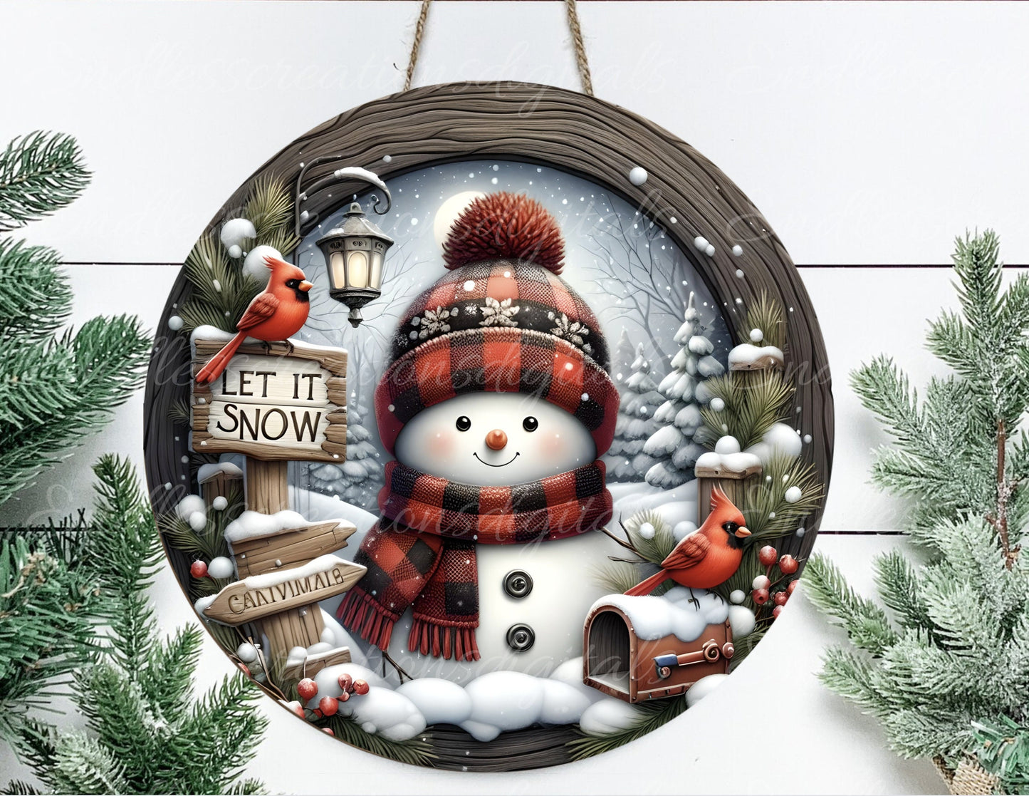 WINTER SNOW ROUND