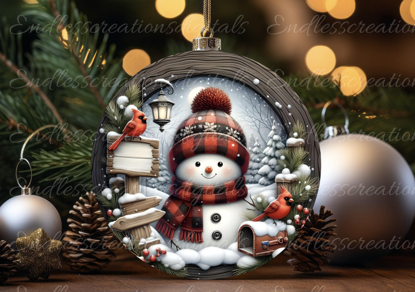 WINTER SNOW ROUND