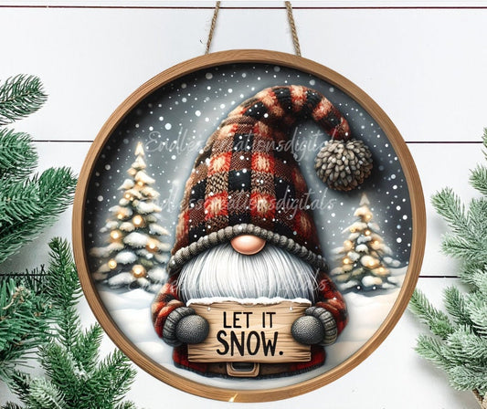 LET IT SNOW WINTER GNOME
