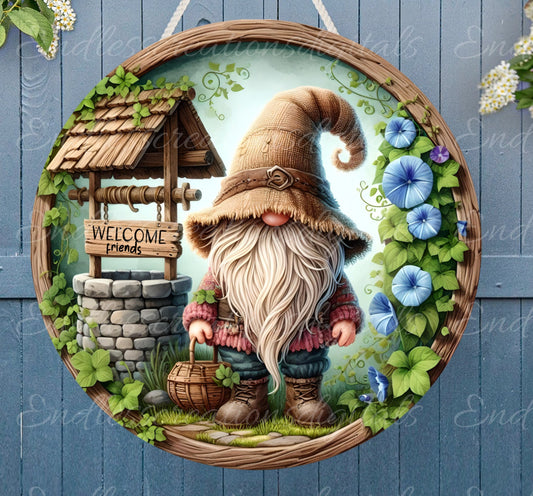 WELCOME FRIENDS GNOME SUMMER