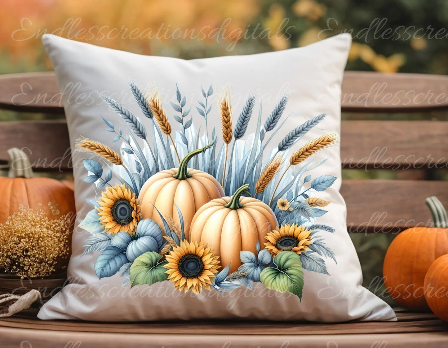FALL PILLOW TRANSPARENCIES