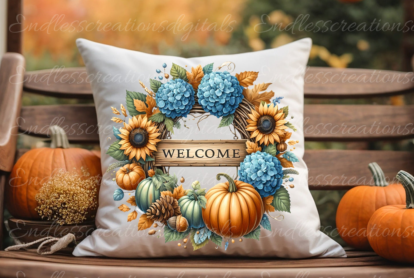 FALL PILLOW TRANSPARENCIES