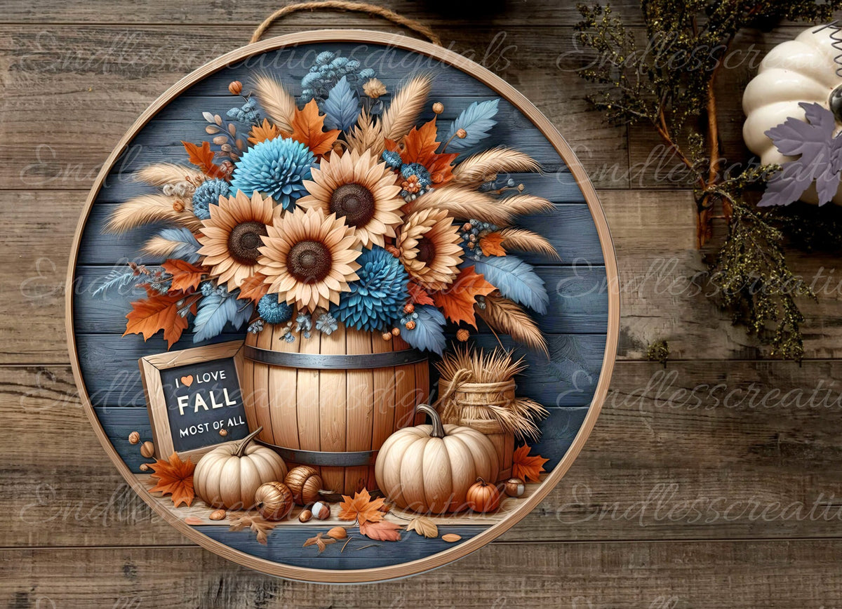ROUND FALL FLORAL