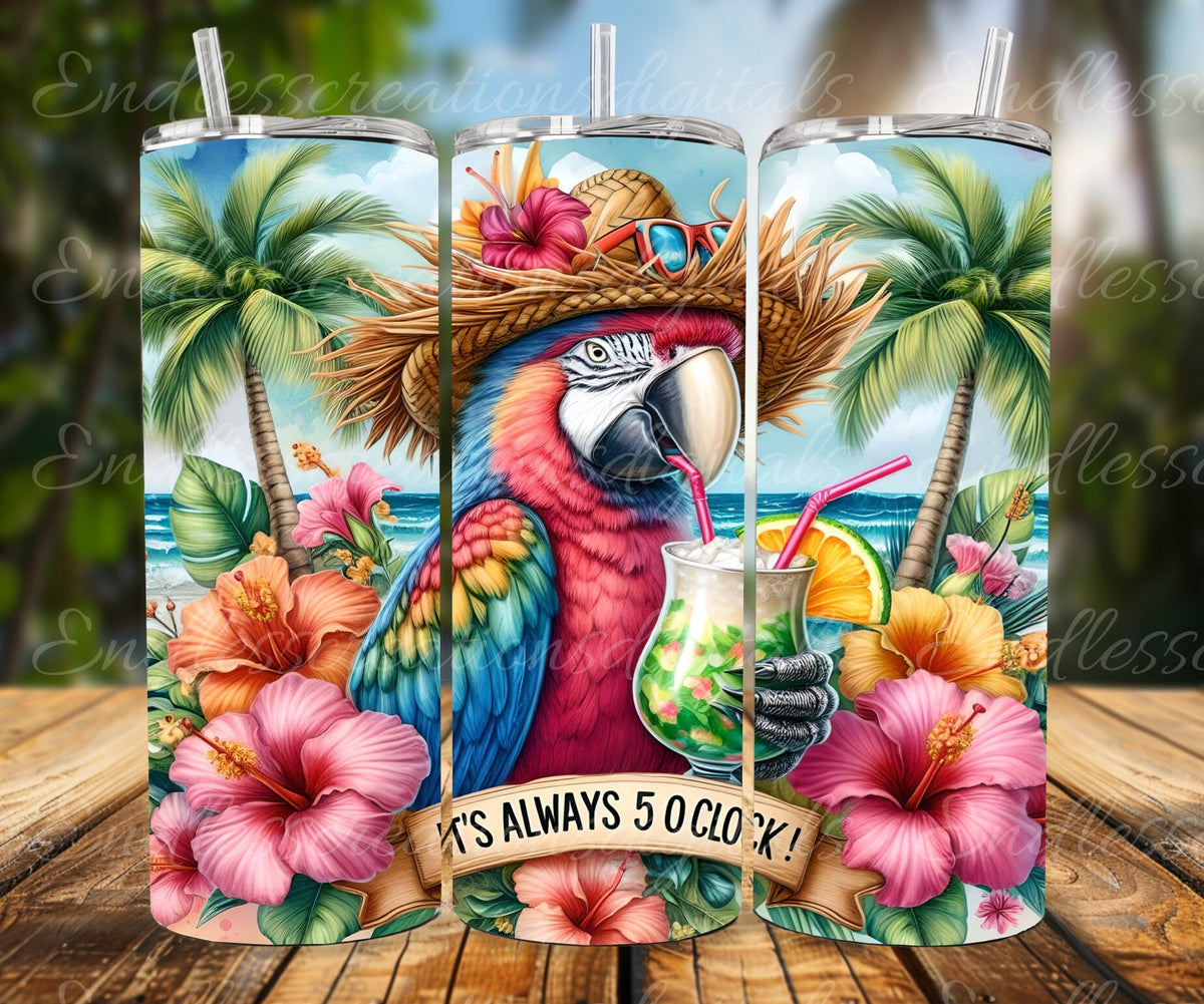SUMMER TROPICAL TUMBLER