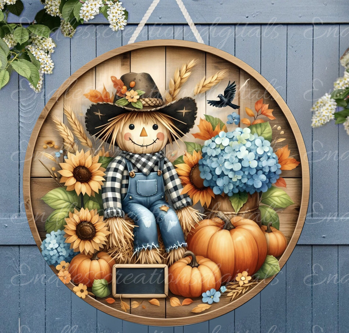 FALL SCARECROW ROUND