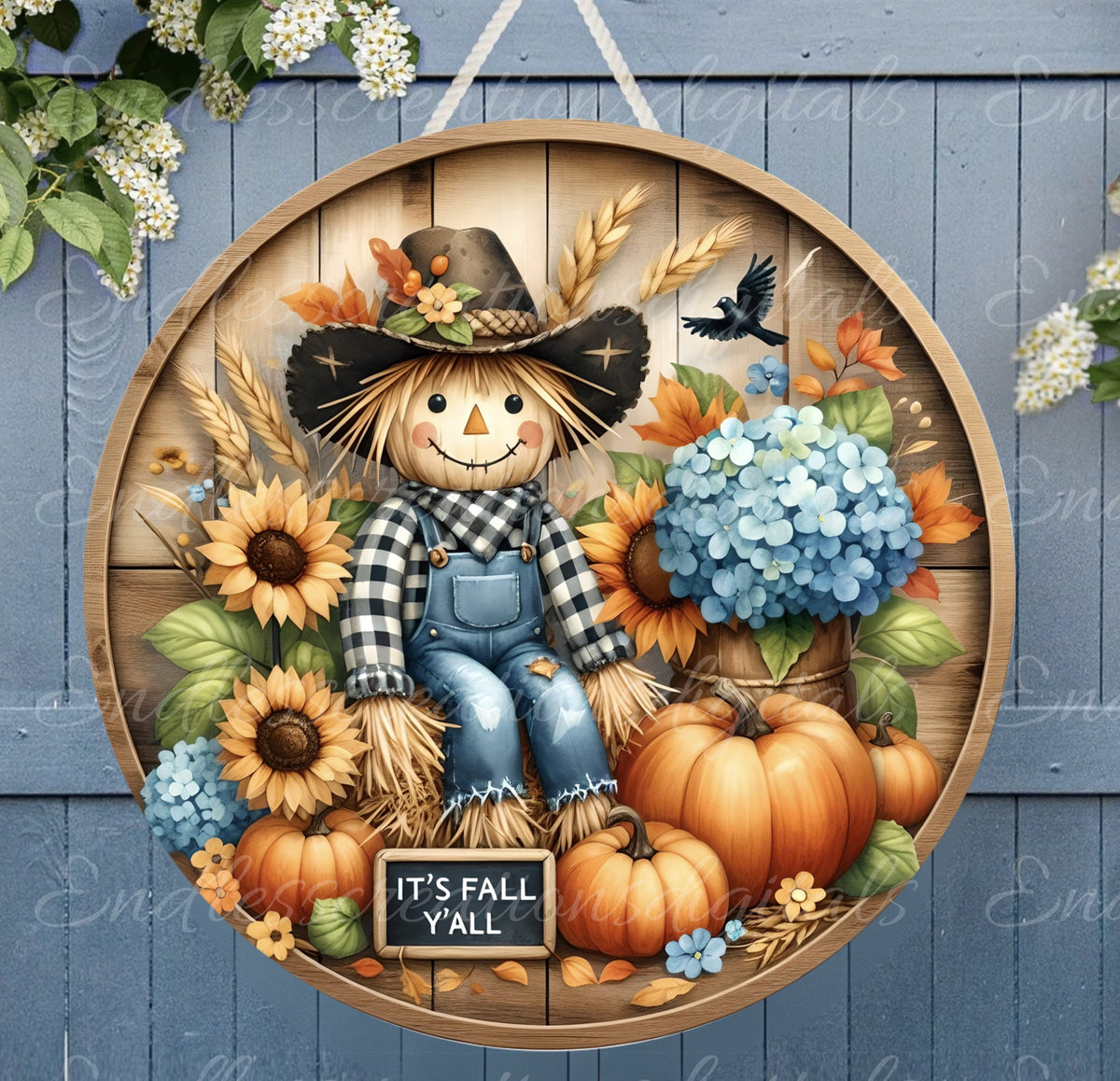 FALL SCARECROW ROUND