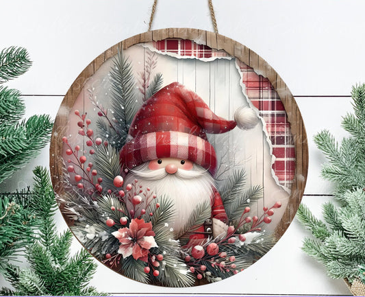 SANTA CHRISTMAS DOOR HANGER
