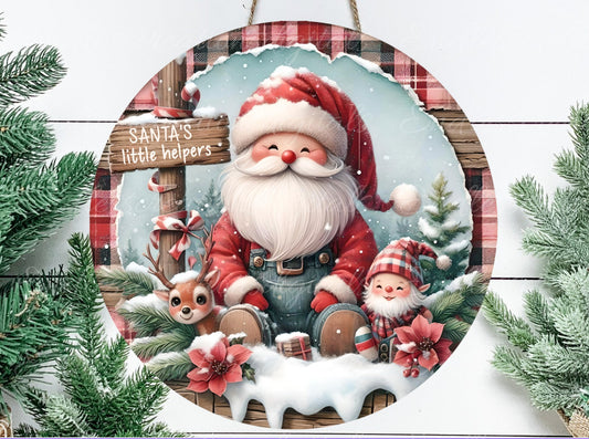 SANTA HELPERS CHRISTMAS ROUND