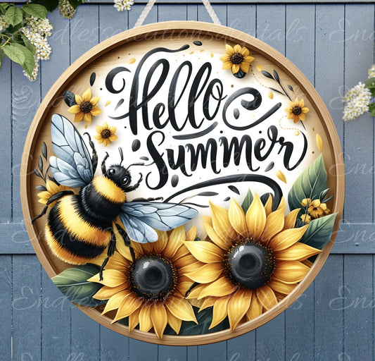 HELLO SUMMER BEE FLORAL