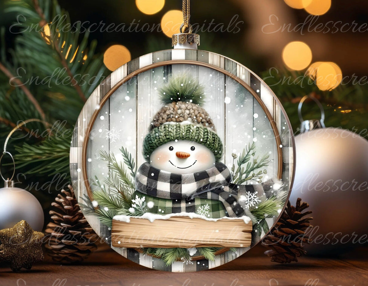 RUSTIC LET IT SNOW WINTER ROUND