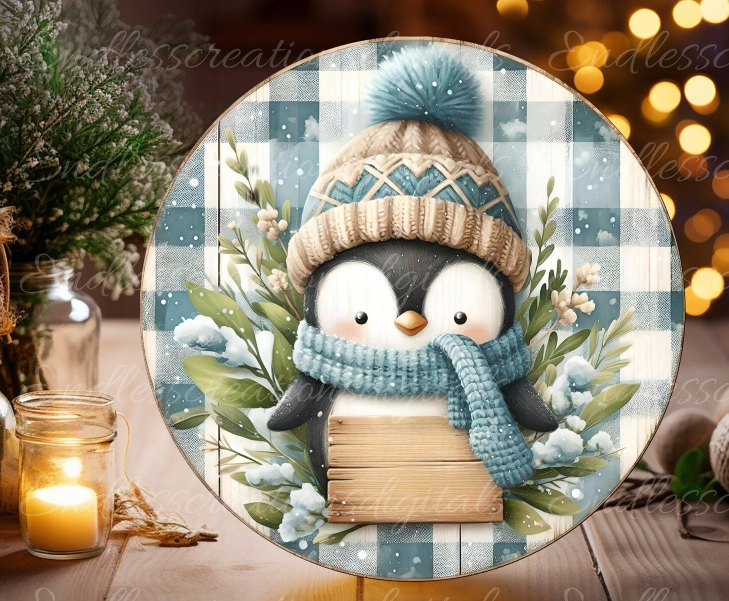 WINTER PENGUIN ROUND