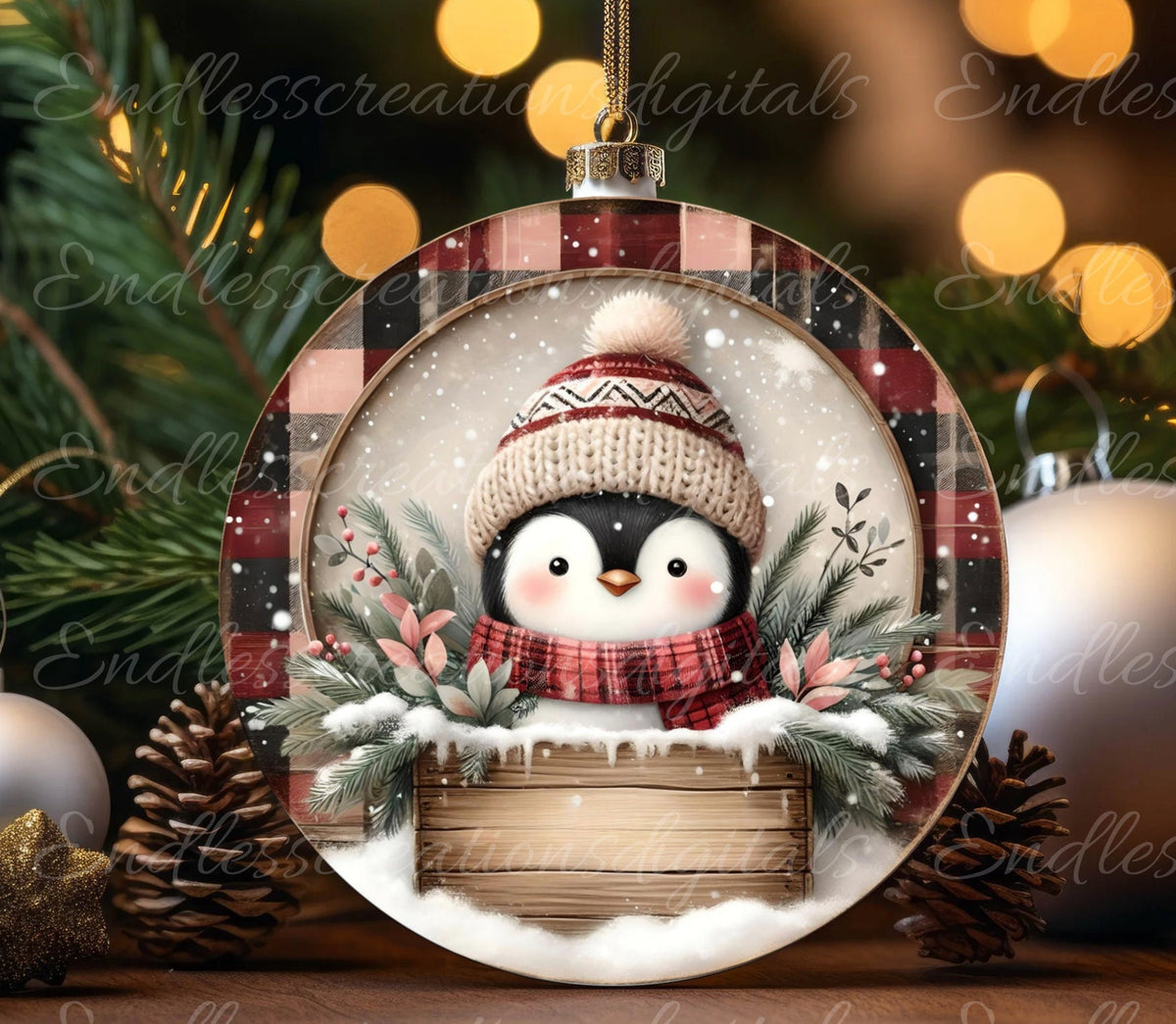 WINTER PENGUIN ROUND