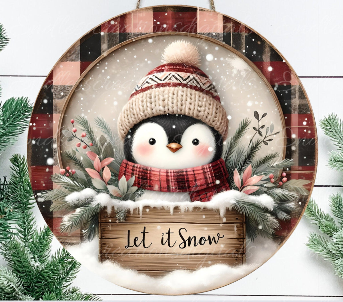 WINTER PENGUIN ROUND
