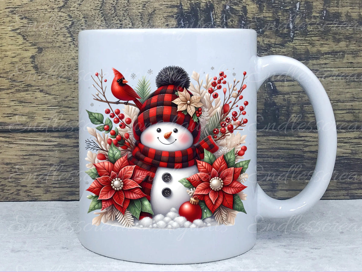 BUFFALO PLAID SNOWMAN WINTER TRANSPARENCY BUNDLE