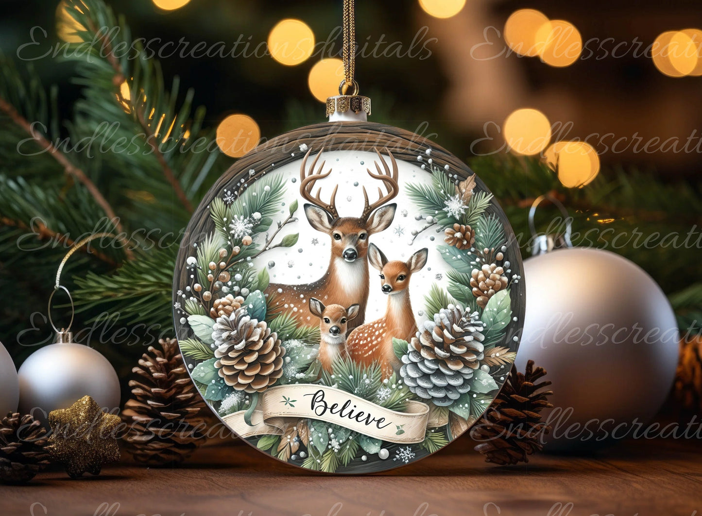 ROUND WINTER DEER