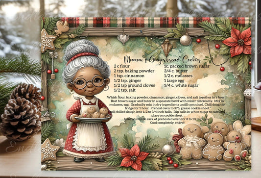 MAMAW'S COOKIE RECIPE RECTANGLE/TINS