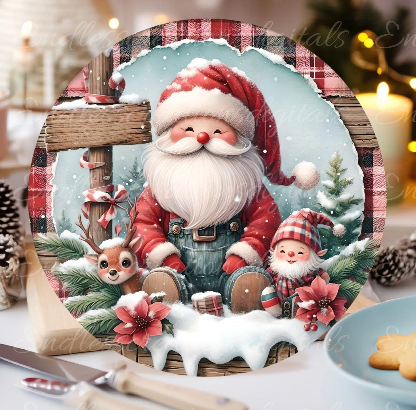 SANTA HELPERS CHRISTMAS ROUND