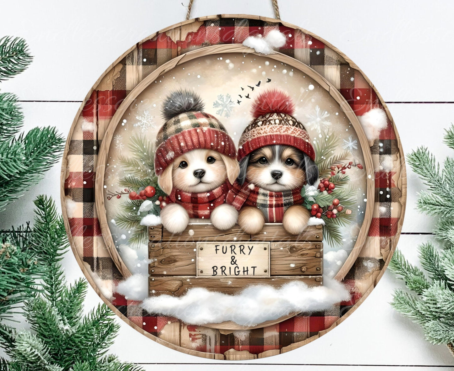 WINTER PUPPIES ROUND