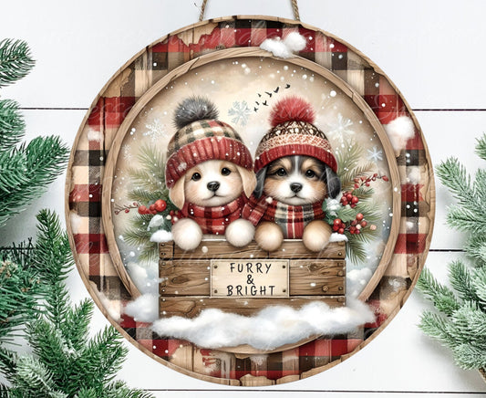 WINTER PUPPIES ROUND