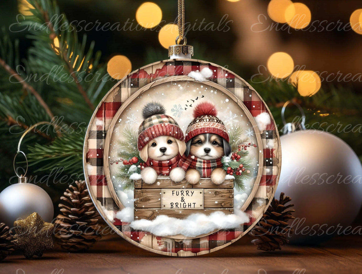 WINTER PUPPIES ROUND