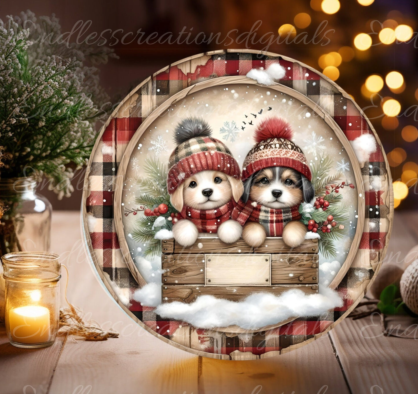 WINTER PUPPIES ROUND