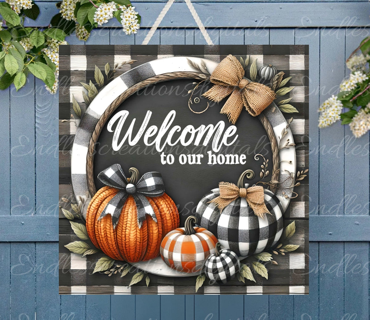 FALL PUMPKIN SQUARE