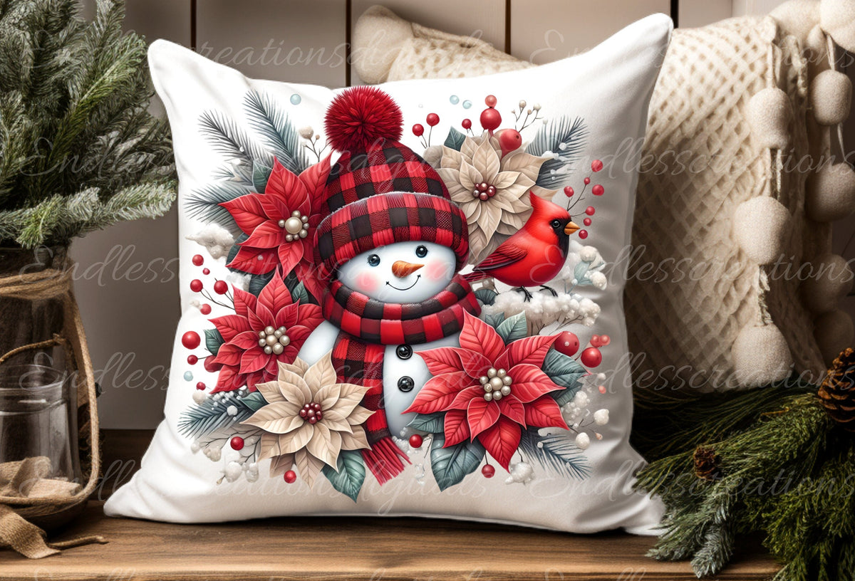 BUFFALO PLAID SNOWMAN WINTER TRANSPARENCY BUNDLE